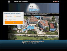 Tablet Screenshot of monachushotels.com